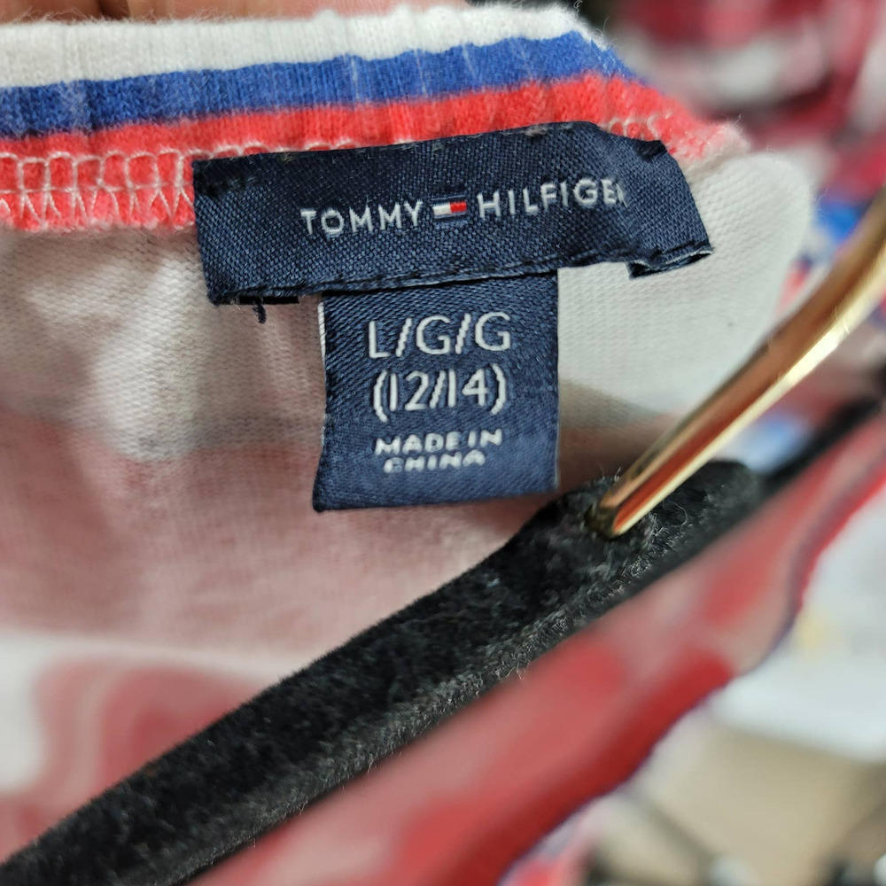 TOMMY Hilfiger Girl's Striped Romper Size L (12/14) - Picture 3 of 5